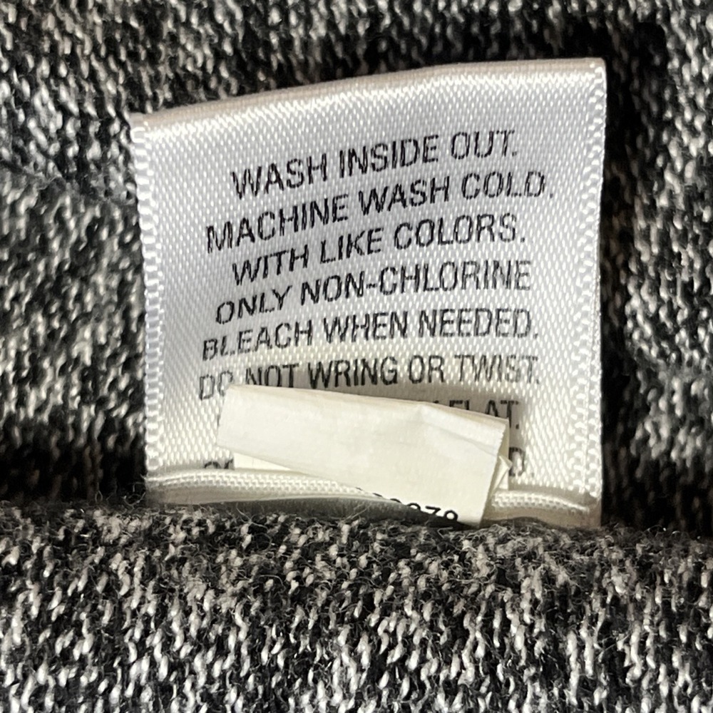 Apt 9 Open Front Knit Cardigan Sz L Heather Charcoal Cinch Back Soft Sweater NWT - Picture 7 of 7